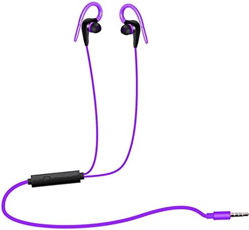 Premium Wired Earphones with Microphone for Active Lifestyles – Noise Cancelling In-Ear Headphones with Deep Bass Stereo Sound for Workouts, Gaming, and Clear Calls (Black) – Versatile Compatibility and Ergonomic Comfort