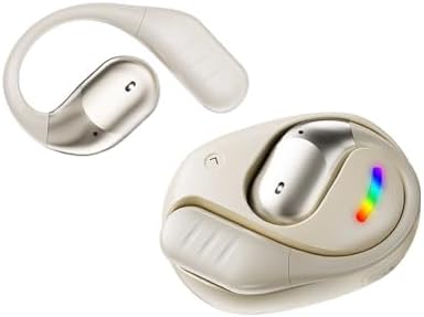 Transform Your Workout with Tsnapoo Wireless Open Ear Sports Earbuds – Cutting-Edge Bluetooth 5.4 for Effortless Connectivity – Premium Hi-Fi Audio for Crystal-Clear Calls – Ergonomic Over-Ear Hooks and Neck Sling for Secure Comfort – Waterproof Design Perfect for Intense Gym Sessions, Running, and Outdoor Activities – Lightweight and Durable for Active Lifestyles – Stay Aware and Engaged with Open-Ear Innovation – Elevate Your Audio Experience and Embrace Every Fitness Challenge!