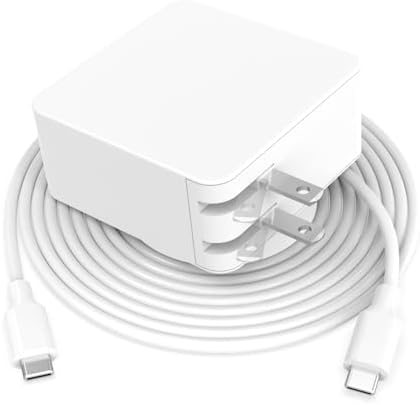 Ultra-Fast 65 W Type-C Charger for Samsung Galaxy Book Series – Compact & Foldable Design with 7.5 ft Detachable Cable for Effortless Charging on the Go – Seamless Compatibility with Galaxy Book Pro, Pro 360, Book2, Book3, and Book4 Models – Perfect for Laptops, Tablets, and Phones – Customer-First Warranty for Peace of Mind
