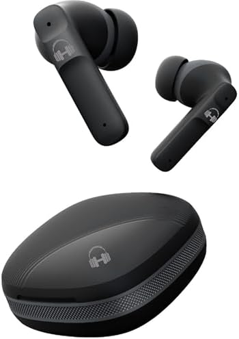 Transform Your Audio Journey with HARMONY TWENTY-TWO HTT-11 Wireless Earbuds – Cutting-Edge Bluetooth 5.4 Connectivity, Superior ENC Noise Cancellation via 4 Mics, Rapid Charge for 100 Minutes Playback in Just 10 Minutes, Extended 6-Hour + 35-Hour Battery Life, Deep Bass 13 mm Drivers, IPX5 Water-Resistant Design for Active Lifestyles, Integrated Hands-Free Voice Assistant Functionality