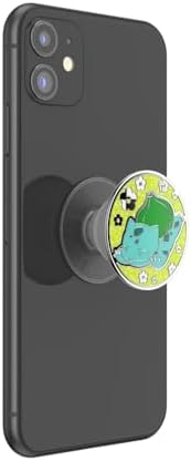 Mag Safe-Compatible Pop Socket Phone Grip Featuring Sleepy Bulbasaur – Secure Hands-Free Kickstand with Wireless Charging Support – Ideal Pokémon Accessory for Enhanced Device Handling and Viewing Experience