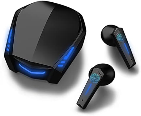 Yi-shaney Bluetooth 5.2 Wireless Earbuds – Immersive Gaming and Music Experience with Deep Bass, Touch Control, Active Noise Cancelling, Waterproof Design, 18-Hour Playtime, and 65 ms Low Latency for Seamless Listening