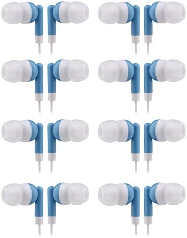 Bulk Pack CN-Outlet Orange Earbuds – Individually Bagged Headphones for i Phone, Android & MP3 Players – Perfect for Schools, Libraries & Hospitals – High-Fidelity Sound, Lightweight & Durable Design – 50 Count Audio Solution for Classroom & Professional Use