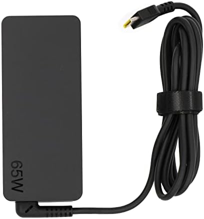 Lenovo 65 W USB Type C Laptop Charger – High-Speed AC Power Adapter for Think Pad T14, T15, E14, E15, X1 Carbon & More – Universal Compatibility with Multiple Voltage Outputs for Optimal Performance and Reliability