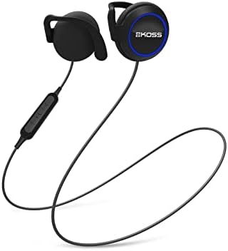 Koss BT221 i Wireless Bluetooth Ear Clips – Premium Sweat-Resistant Earbuds with In-Line Mic, Volume Control, and Touch Remote for Active Lifestyles – Unmatched Comfort and Superior Sound Quality in Sleek Black Finish