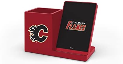 SOAR NHL Wireless Charging Station and Desk Organizer – Premium Qi Fast Charger with Team Logo for Sports Fans, Sleek Accessory Holder for a Tidy Workspace, Perfect for Phones and Essentials