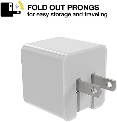 Scosche HPDC60 Powervolt 60 W USB Type-C Wall Quick Charger – Ultra-Fast Power Delivery 3.0 Adapter for Phones, Tablets & More – Compact Travel-Friendly Design in White – Reliable Overcharge Protection & Universal Compatibility