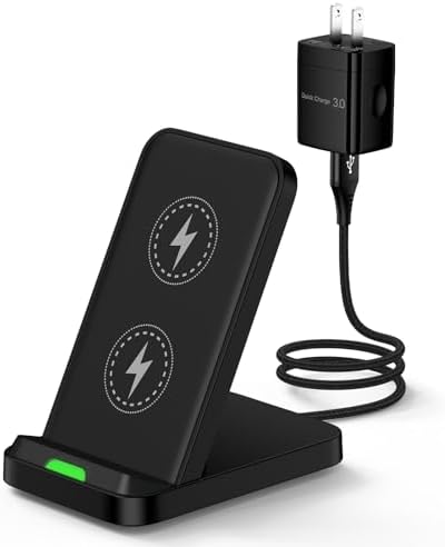 Elevate Your Charging Experience with the 15 W Wireless Charger Stand for Motorola Devices – Fast Charging Dock for Razr Ultra, Razr+, Edge, G Power, G Stylus 5 G & More – Ergonomic Design for Seamless Viewing & Optimal Performance – Intelligent Safety Features for Ultimate Reliability – Stylish & Compact for Any Workspace