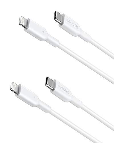 Anker 6 ft USB C to Lightning Cable – MFi Certified Fast Charging Cable for i Phone 13 Pro, 12 Pro Max & Air Pods Pro – Durable Design with Power Delivery Support – Tangle-Free Connectivity for Effortless Use