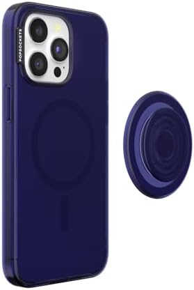 Transparent Mag Safe-Compatible Phone Grip Case for i Phone 15 Pro Max – Superior Drop Protection and Effortless Wireless Charging – Elevate Your Style with Enhanced Handling and Sleek Design