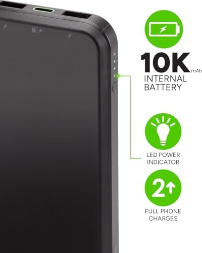 Mophie Powerstation Laptop Prime27 – 27,000 m Ah Eco-Friendly Portable Power Bank with 60 W USB-C PD Fast Charging, Multi-Device Compatibility, LED Battery Indicator, and Versatile Charging Ports – Ultimate On-the-Go Performance for Laptops, Tablets, and Smartphones