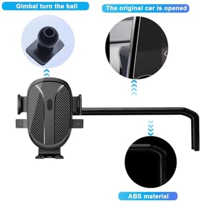 Lexus GX550 2024-2025 Custom Smartphone Mount – 360-Degree Rotating Dash Phone Holder for Safe and Convenient Access – Perfectly Fits Most Smartphones – Effortless Tool-Free Installation for Enhanced Driving Experience – Premium Auto Interior Accessory