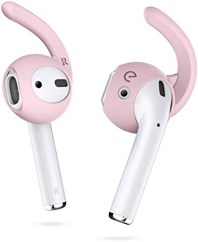 Transform Your Audio Experience with Ear Buddyz 2.0 Stylish Ear Hooks & Covers for Apple Air Pods 1 & 2 – Comfort, Grip, and Noise Isolation in Pretty in Pink – 3 Pairs of Durable Silicone Accessories