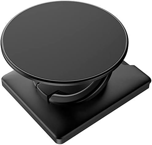 Revolutionize Your Mobile Experience with Monidea 360° Rotating Phone Grip Holder – Wireless Charging Compatible Detachable Ring Kickstand for Secure One-Handed Use, Ideal for i Phone and Samsung – Stylish Black Design for Effortless Navigation and Hands-Free Viewing