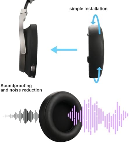 Ultimate Comfort Upgrade: Premium Replacement Ear Pads for Corsair Virtuoso RGB Wireless XT SE Gaming Headset – Luxurious Memory Foam & Durable Protein Leather for Long Gaming Sessions and Enhanced Sound Quality