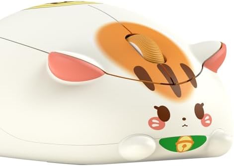 Akko Cat Theme Pink Wireless Gaming Mouse – Tri-Mode Connectivity for Seamless Use Across Devices, Adorable Cartoon Design for Enhanced Aesthetic, Ergonomic & Lightweight for Extended Comfort, Ideal for Mac & Windows Users – Elevate Your Gaming Experience with Style!