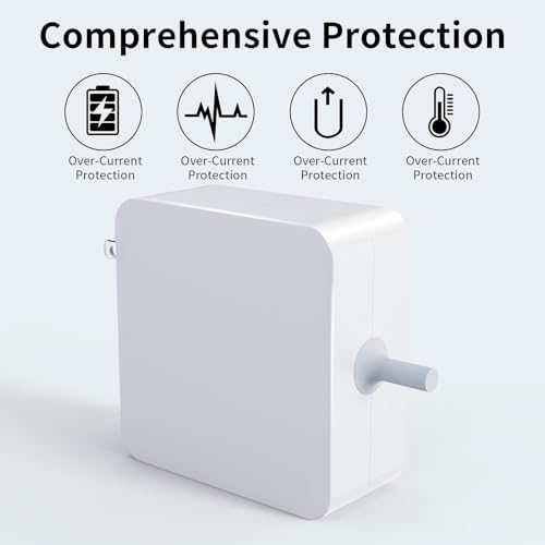 Reliable 60 W Mac Book Pro Charger with L-Tip Connector – Fast, Lightweight AC Adapter for A1278 (2010, 2011) & 13-Inch Models (2009-2011) – Essential Portable Power for On-the-Go Professionals and Students