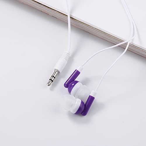 Vibrant Orange Bulk Earbuds – 100-Pack Headphones for Classroom, Labs, and Personal Use – Perfect for Kids, Students, and Adults – Enhanced Compatibility with Smartphones and Tablets – Lightweight, Durable Design for Long-Lasting Comfort and Seamless Audio Experience