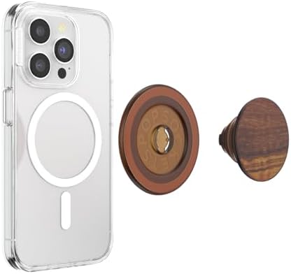 Elevate Your i Phone Experience with the Elegant Olive Wood Mag Safe Pop Grip – Premium Magnetic Phone Stand for Secure One-Handed Use, Customizable Swappable Design, Ultimate Hands-Free Viewing, Effortless Wireless Charging Compatibility, and Superior Durability for Everyday Adventures