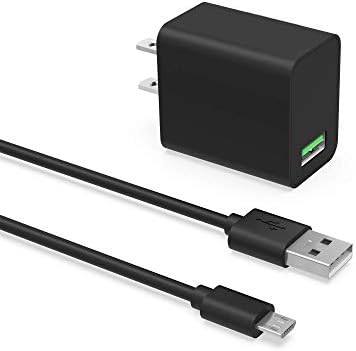 Fast Charging USB-Micro Wall Charger for LG Devices – Optimize Power with Quick Charge Technology for K20 Plus, K40, Stylo 3, Harmony Series, Gpad F2 x 8.0, V10, Aristo Models, Tribute Empire & More – Compact & Durable Design for On-the-Go Convenience
