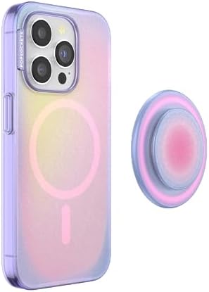 Transparent Mag Safe-Compatible Phone Grip Case for i Phone 15 Pro Max – Superior Drop Protection and Effortless Wireless Charging – Elevate Your Style with Enhanced Handling and Sleek Design