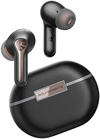 Unleash Superior Sound with Sound PEATS Bluetooth V5.3 Wireless Earbuds – Experience Hi-Res Audio with LDAC, Cutting-Edge Hybrid Active Noise Cancelling, 52 Hours of Continuous Playtime, and Ultra-Low Latency Gaming Mode for Immersive Entertainment. Designed for Ultimate Comfort, These Ergonomic Earphones Are Perfect for Music Lovers and Gamers Seeking Exceptional Clarity and Rich Bass. Elevate Your Listening Journey with Premium 12 mm Drivers and Seamless Bluetooth Connectivity, Ideal for Daily Use, Workouts, or Relaxation. Enjoy a Perfectly Tailored Fit and Enhanced Device Compatibility, Making Every Moment a Musical Escape.