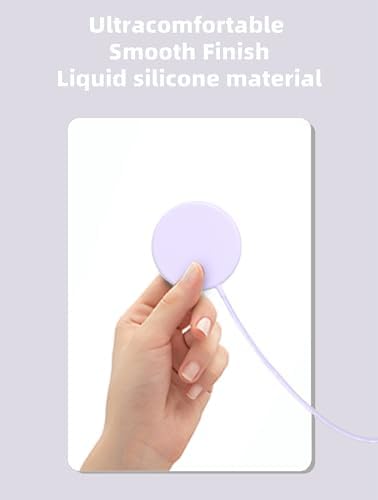 Sleek Pink Qi Wireless Charger – Fast 15 W Charging Pad for i Phone 16/15/14/13/12 & Samsung Galaxy – Portable Fast Charging Solution for Apple & Android Devices – Enhance Your Charging Experience Anywhere