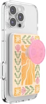 Mag Safe-Compatible Pop Sockets Power Pack: 5000 m Ah Portable Phone Charger for i Phone 12/13/14/15/16 Pro/Pro Max/Plus – Effortless Magnetic Wireless Power Bank in Sleek White for Fast Charging on the Go