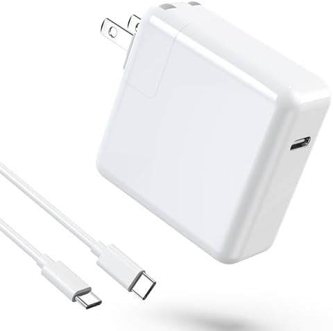 EDRF 70 W Ga N USB-C Fast Charger for Mac Book Pro & Air – Compact Power Adapter with Type-C Cable, Optimized for i Pad Pro & All USB-C Devices – Rapid Charging Solution with Enhanced Energy Efficiency for Frequent Travelers
