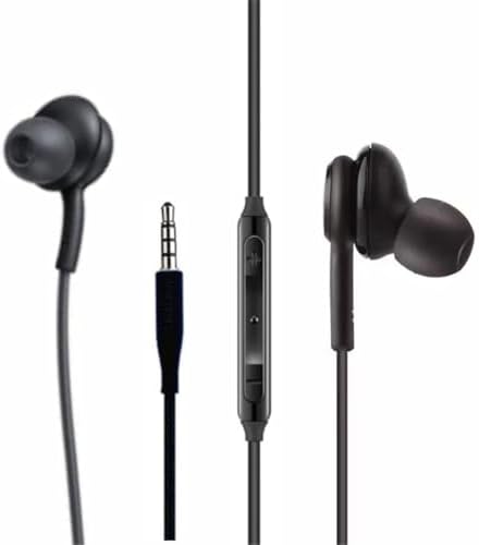 2025 High-Performance In-Ear Stereo Earbuds for Samsung Galaxy – Comfortable 3.5 mm Jack Headphones with Integrated Microphone and Volume Controls – Sleek White Design for All-Day Audio Enjoyment – Perfect for Music Lovers and Professionals