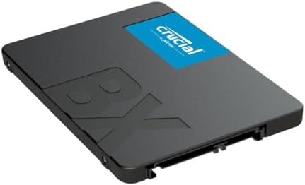 Crucial BX500 500 GB 2.5” SATA SSD – Turbocharge Your System with High-Speed Performance and Unmatched Compatibility for Seamless Upgrades