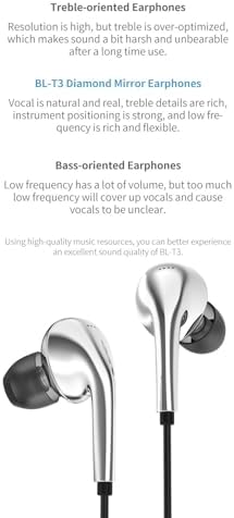 Transform Your Listening Journey with keephifi BLON BL-T3 High Fidelity In-Ear Monitors – Premium 11 mm Copper Clad Diaphragm for Deep Bass and Crystal Clear Vocals, Ergonomically Crafted for All-Day Comfort, Perfectly Suited for Sports, Gaming, and Music Enthusiasts, Enhanced Device Compatibility Featuring Built-in Mic for Effortless Hands-Free Communication – Lightweight Yet Durable Design to Complement Your Active Lifestyle