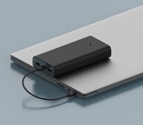Xiaomi MI 50 W Power Bank 20000 m Ah – Ultra-Fast Charging, USB-C & Dual USB-A Ports for Simultaneous Device Charging, Sleek Black Design for Travelers & Professionals, Compact Power Solution for On-the-Go Connectivity