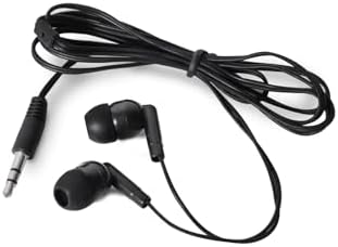 Bulk 100 Pack Classroom-Ready Wired Earbuds for Enhanced Student Learning – Individually Packaged In-Ear Headphones for Group Activities and Individual Study (Black)