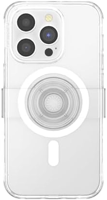 Pop Sockets i Phone 14 Pro Case with Integrated Slidable Grip & Kickstand – Pink Opalescent – Ultimate Wireless Charging Compatibility, 10 ft Drop Protection, and Easy Mag Safe Integration for Enhanced Mobile Experience