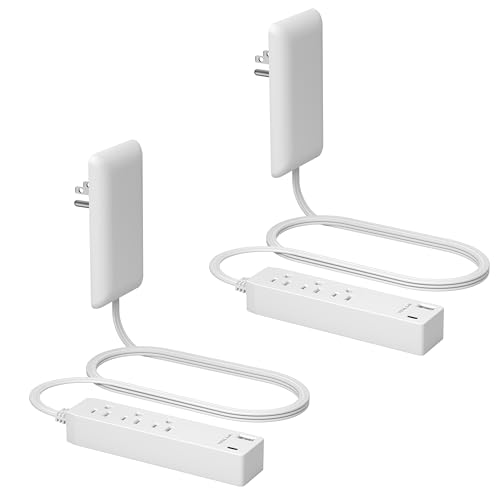 Elevate Your Power Management with the LIDER Ultra-Thin Outlet Extender – 3 Receptacles, 12 W USB Type-A & USB Type-C Charging Ports, Compact Flat-Face Design, 3 ft Cord, ETL-Listed Safety Assurance, Perfect for Home and Office Use