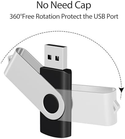 Vibrant 10-Pack 512 MB Swivel USB Flash Drives – Portable Memory Sticks for Effortless Data Storage, Durable Design with Mixed Colors for Easy Identification – Perfect for Students and Professionals on the Go!