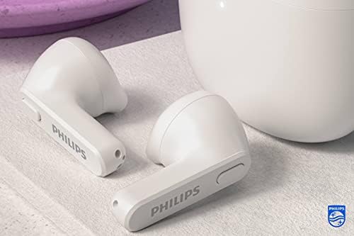 Philips T2206 True Wireless Earbuds – Compact Charging Case, IPX4 Water-Resistant Design, Enhanced Audio Mobility for Active Lifestyles, Rapid Pairing Technology, Secure Fit for Music Lovers and Fitness Enthusiasts