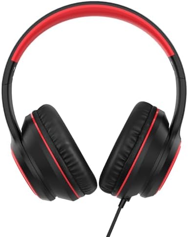 Vibrant Purple A8 Over-Ear Headphones – Lightweight, Portable Design with High-Definition Mic for Seamless Hands-Free Calls – Immerse Yourself in Hi-Fi Stereo Sound with Tangle-Free 1.5 m Cable, Perfect for Travel and Daily Use on Smartphones, Tablets, and Laptops – Unmatched Comfort for All-Day Listening
