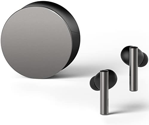 Phiaton ODDICT TWIG PRO True Wireless Earbuds – Advanced Hybrid Active Noise-Canceling, Qualcomm Snapdragon Sound, Ergonomic Half-in-Ear Comfort, Sleek Aluminum Gray Finish for Enhanced Audio Experience and Seamless Device Compatibility