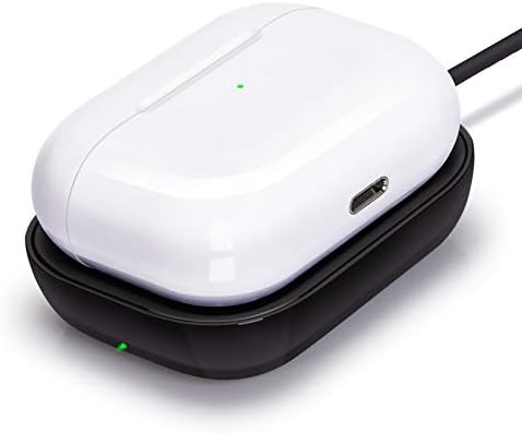 Sleek Grey Wireless Charging Station for Air Pods Pro & Generations 1-4 – Fast Charging with LED Indicator & Overcharge Protection – Elevate Your Charging Experience with Stylish Convenience and Enhanced Compatibility