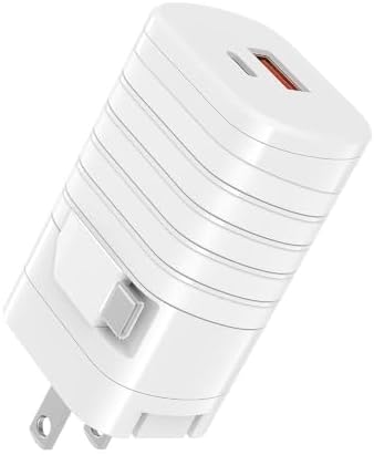 Revolutionize Your Charging Routine with the Lengon 40 W Foldable USB-C Power Adapter – Ultimate Multi-Device Solution with Integrated 1 m Cable for Lightning-Fast Charging, Tailored for i Phone 16, 15, 14, 13 Pro Max and More – Compact, Travel-Friendly Design for On-the-Go Power and Convenience