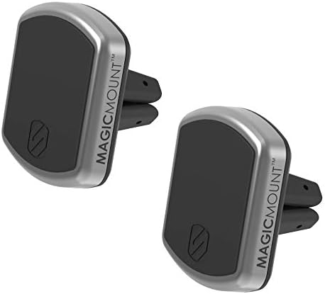 Scosche Magic Mount Pro MPD2 PK-UB: Advanced Magnetic Car Phone Holder for i Phone & Android – 360° Adjustable Hands-Free Driving Solution – Secure & Stable 2-Pack for Ultimate Convenience – Universal Compatibility for All Devices