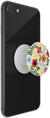 Magnetic Pop Grip for Mag Safe – Elegant Enamel Rose Noir | Multifunctional Phone Stand with Secure Grip & Customizable Swappable Top | Effortless Hands-Free Viewing Kickstand | Wireless Charging Compatible Accessory for Enhanced Smartphone Usability