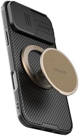 Nillkin Magnetic Phone Grip Stand for i Phone 16/15 Pro & Samsung Pixel – Ultimate Mag Safe-Compatible Holder with Enhanced Stability and Ergonomic Design for Secure Handling and Effortless Navigation (Black)