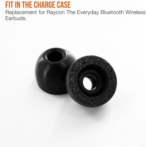 Upgrade Your Audio Quality with Memory Foam Eartips for Raycon Everyday Wireless Earbuds – Unmatched Comfort and Superior Noise Isolation for an Immersive Listening Experience