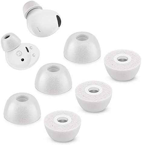 Transform Your Audio Experience with Premium Memory Foam Ear Tips for Samsung Galaxy Buds 2 Pro – Ultimate Comfort, Secure Anti-Slip Design, Noise Isolation, and Convenient Charging Case Compatibility – 3 Pairs (S/M/L, Black) – Elevate Sound Quality and Enjoy Uninterrupted Listening