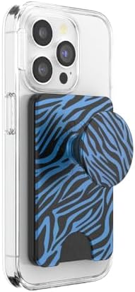 Transform Your Mobile Experience with the Butterfly Pea Blue Pop Sockets Phone Wallet – Stylish Grip, Mag Safe Integration, and Wireless Charging Ready Card Holder for Ultimate Convenience on the Go