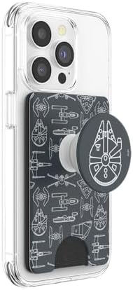 Revolutionary Pop Socket Phone Wallet with Expanding Grip – Sleek Card Holder for Effortless Access, Compatible with Wireless Charging for Enhanced Convenience and Speed