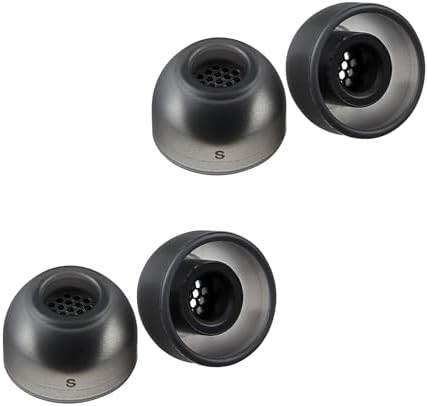 Enhance Your Audio Experience with AZLA Sedna Earfit MAX TWS Earbud Tips (S/MS/M) – Premium Noise-Canceling Silicone Eartips in Dark Gray for Ultimate Comfort and Sound Isolation, Perfectly Compatible with Sony, Samsung, and Sennheiser Wireless Headphones